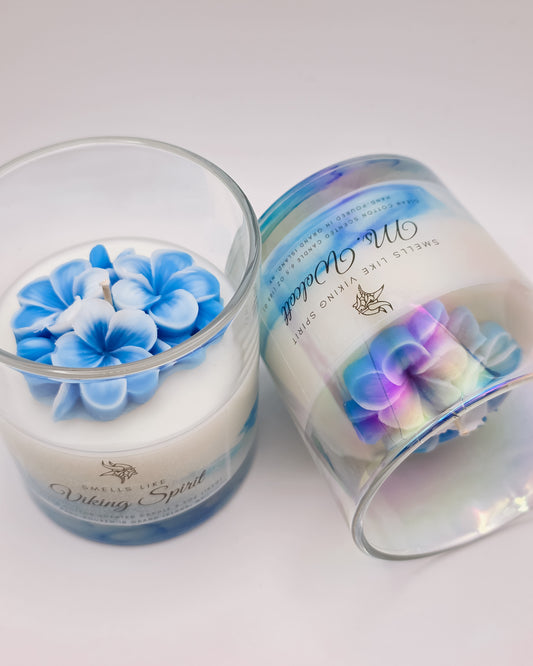 Viking Spirit – Grand Island Viking Candle Gift (Customizable Label Available)