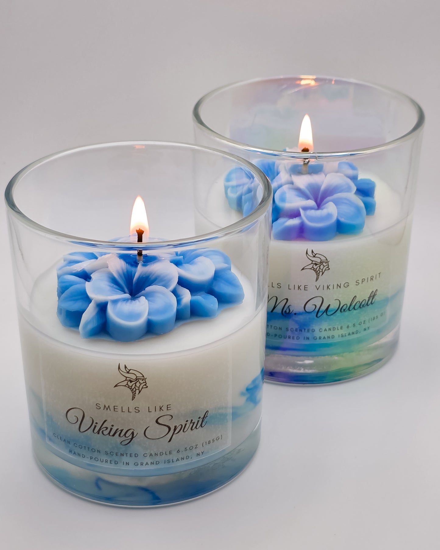 Viking Spirit – Grand Island Viking Candle Gift (Customizable Label Available)