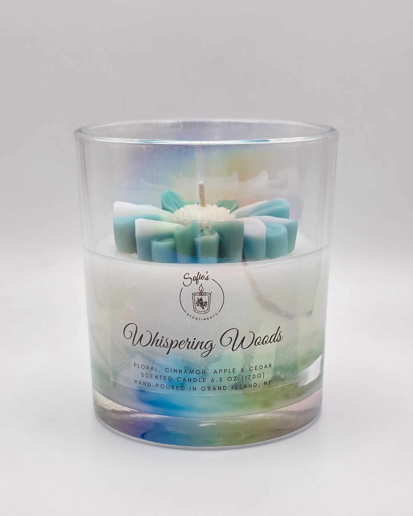 Whispering Woods – 6.5 oz Fall Candle | Floral, Cinnamon, Apple & Cedar