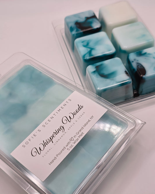 Whispering Woods – 5 oz Fall Wax Melt | Floral, Cinnamon, Apple & Cedar
