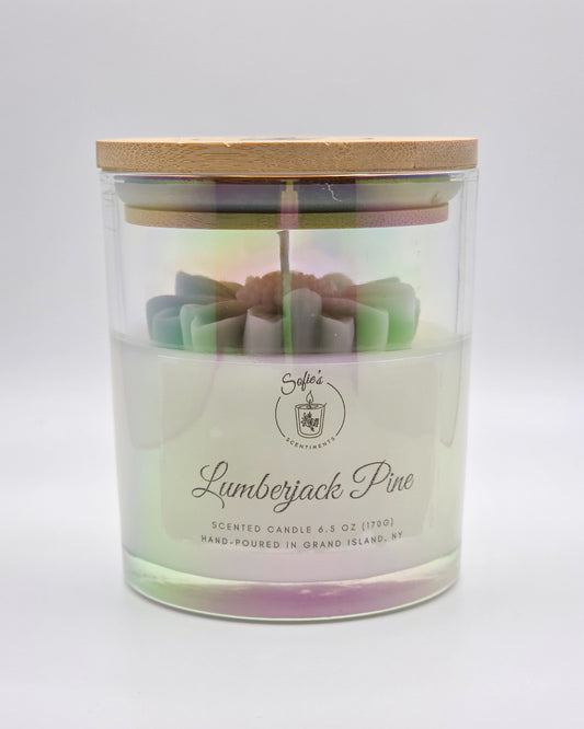 Lumberjack Pine Candle – Masculine Clean Pine & Cedar Winter Scent