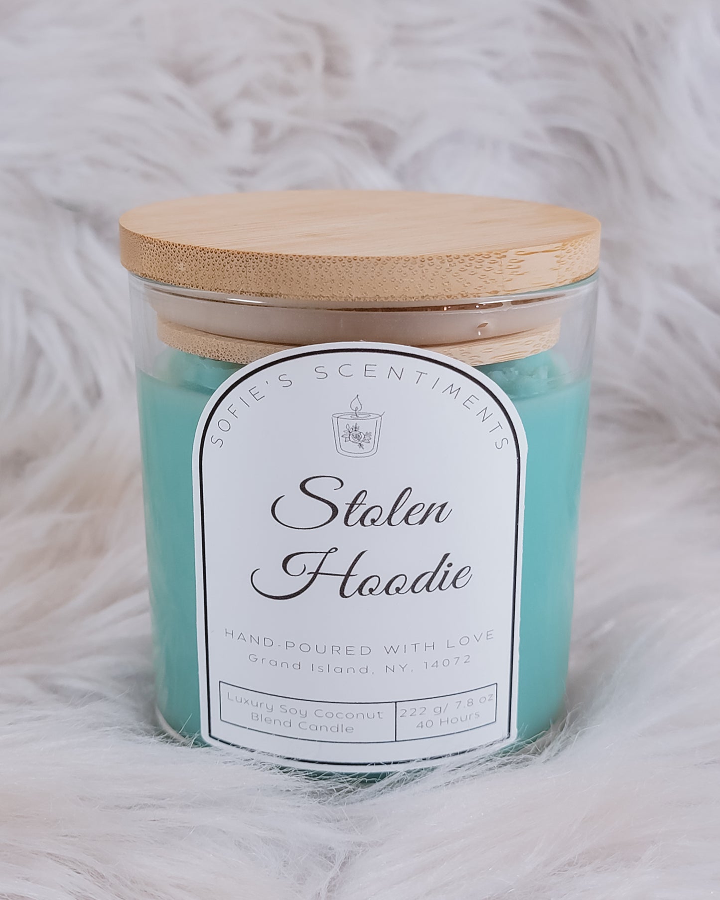 "Stolen Hoodie" Scented Candle (8 oz/ 222 g)