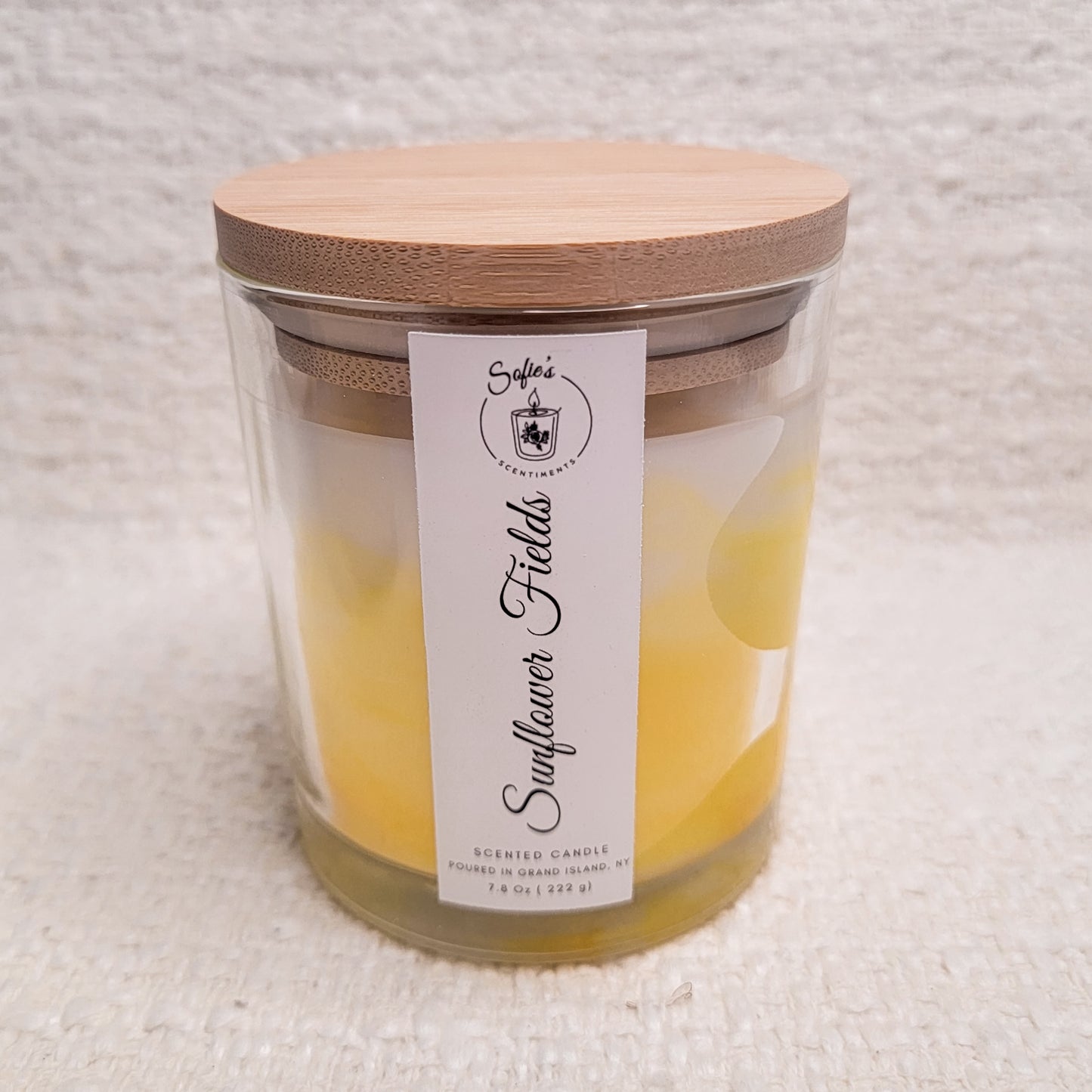 Sunflower Fields Wood Wick Candle (8 oz)