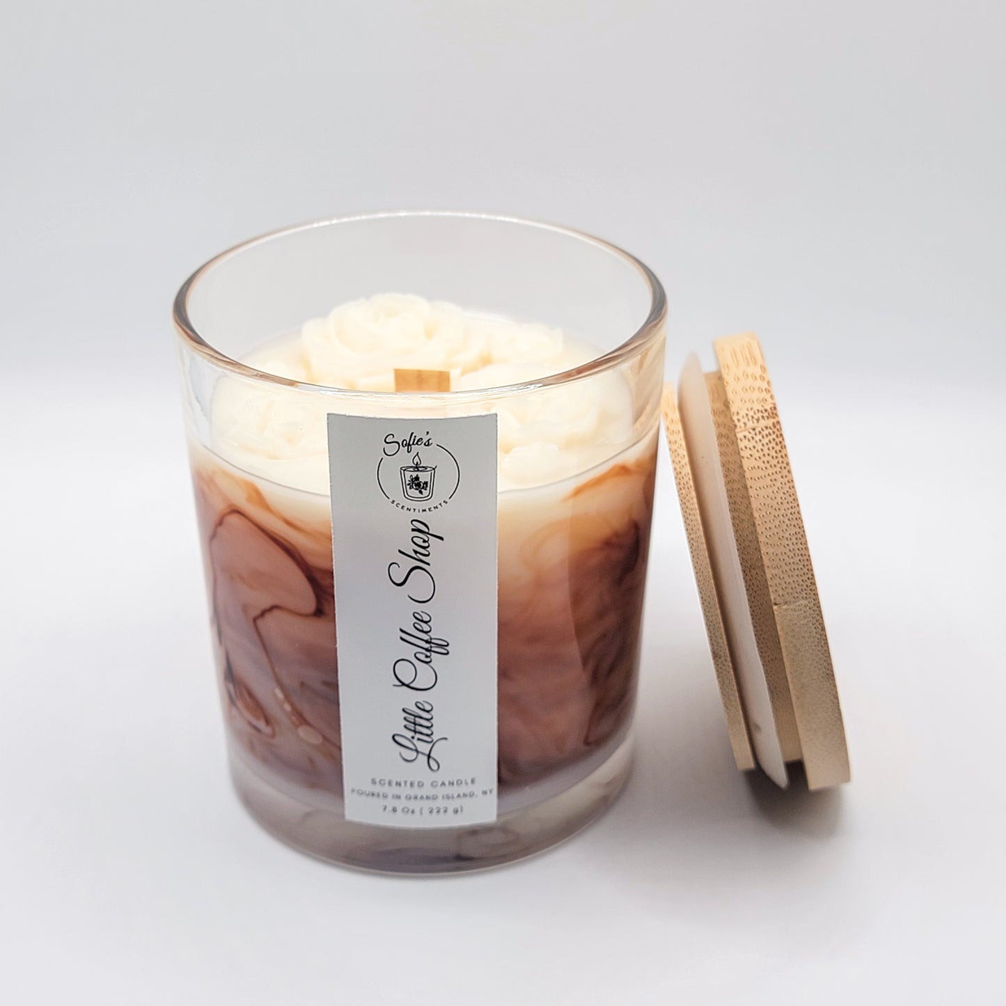 "Little Coffee Shop" 8oz Wood Wick Candle