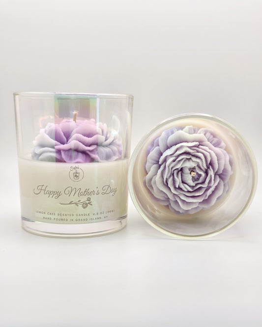 Lemon Cake Peony Candle – Limited Edition Mother’s Day 2026 | 6.5 oz Luxury Candle