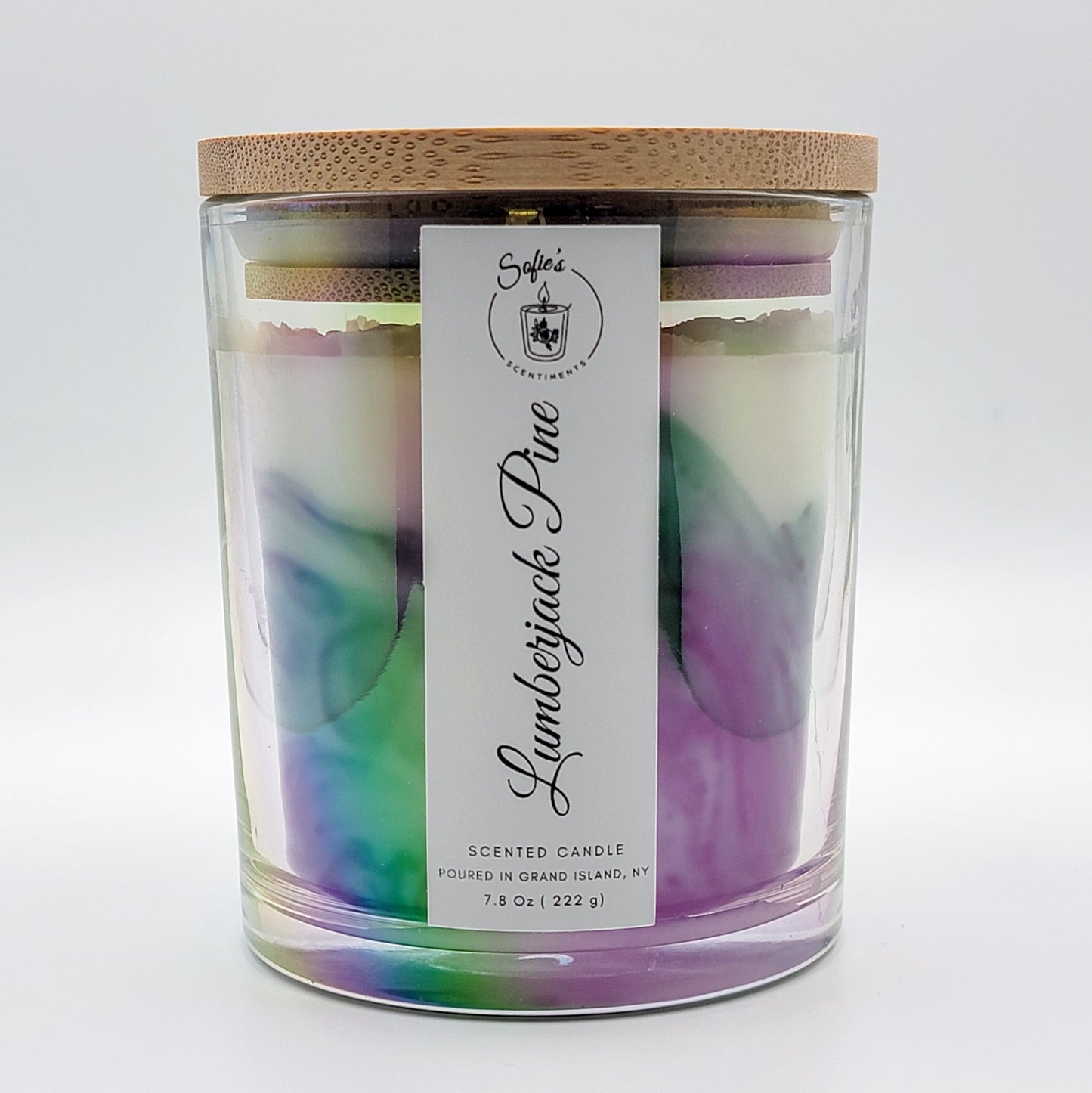 "Lumberjack Pine" 8oz cotton wick Candle