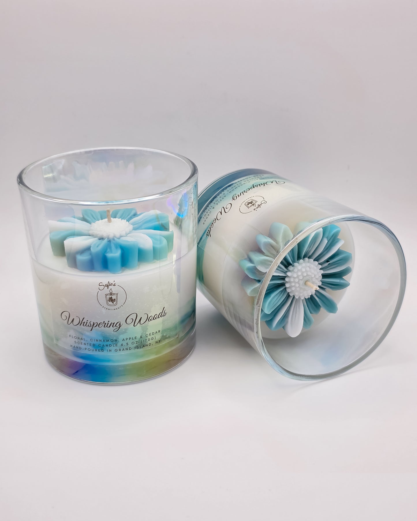 Whispering Woods – 6.5 oz Fall Candle | Floral, Cinnamon, Apple & Cedar