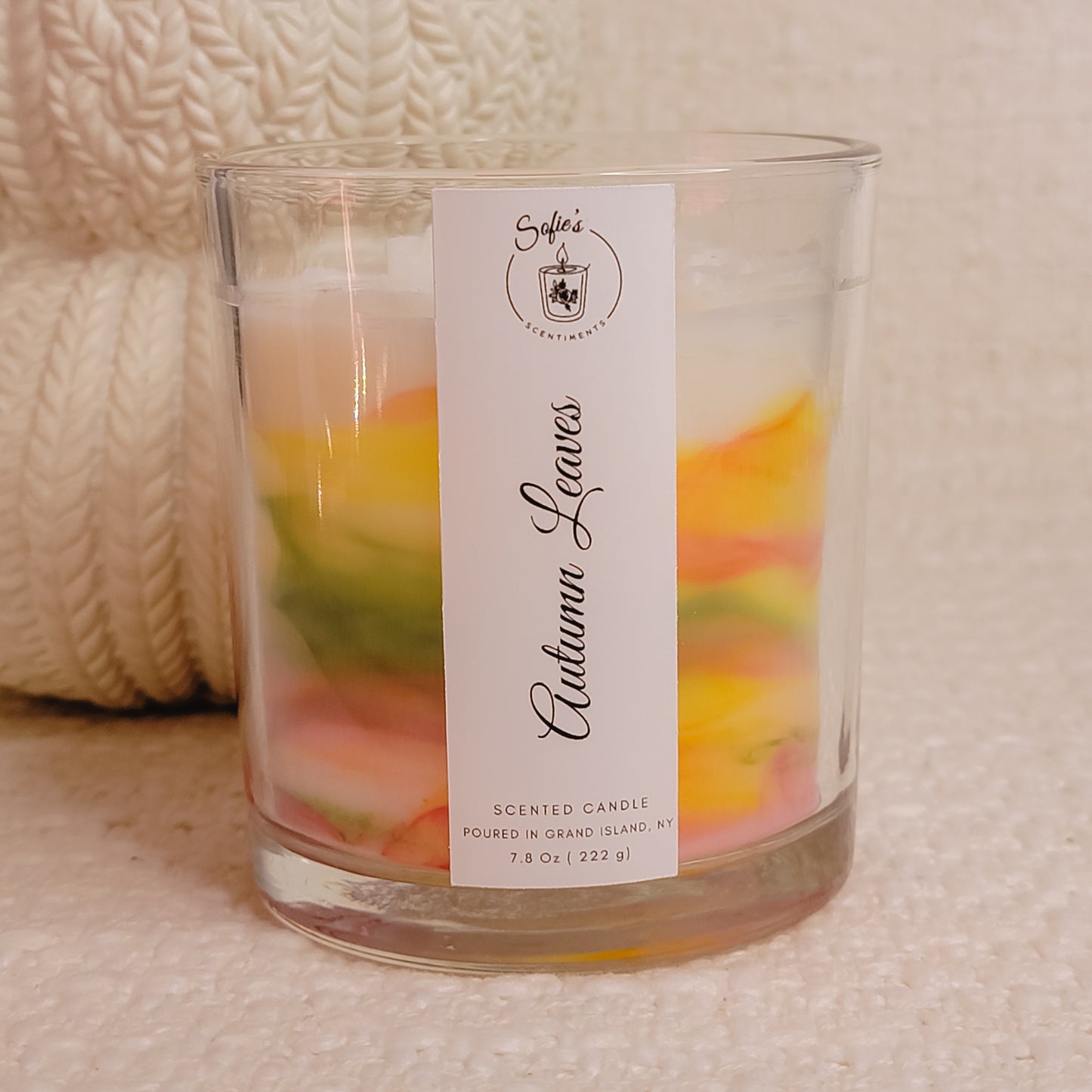 Autumn Leaves 8 Oz Wood Wick Candle