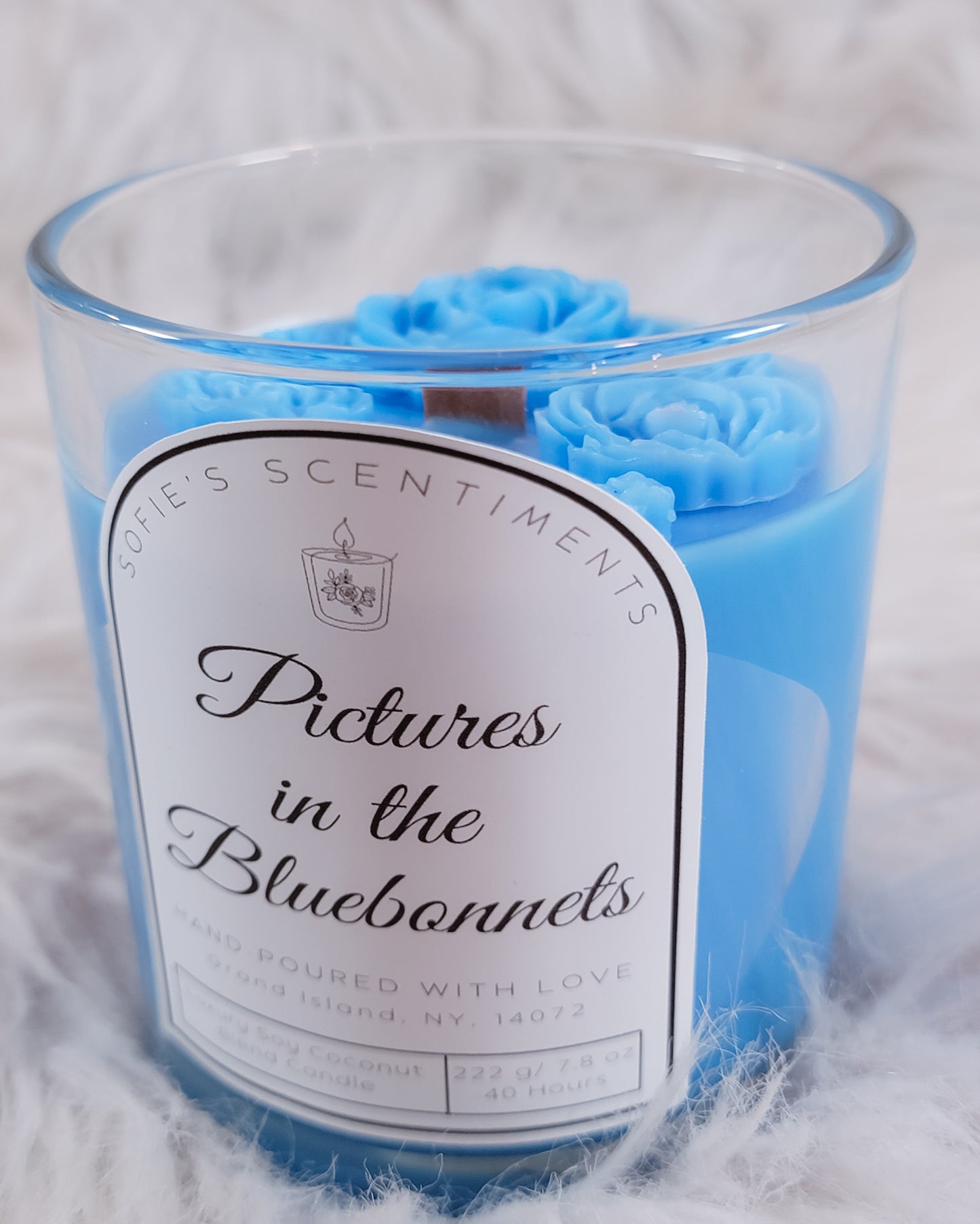 "Pictures in the Bluebonnets" Scented Candle (8 oz / 222g)