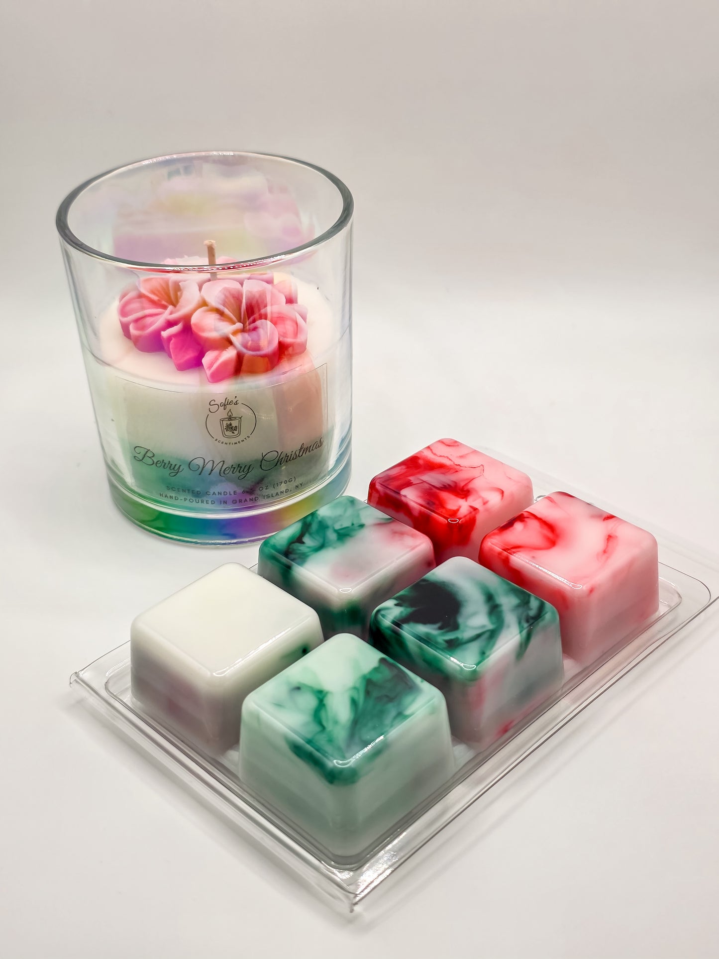 "Berry Merry Christmas" Wax Melt (LARGE - 5oz)