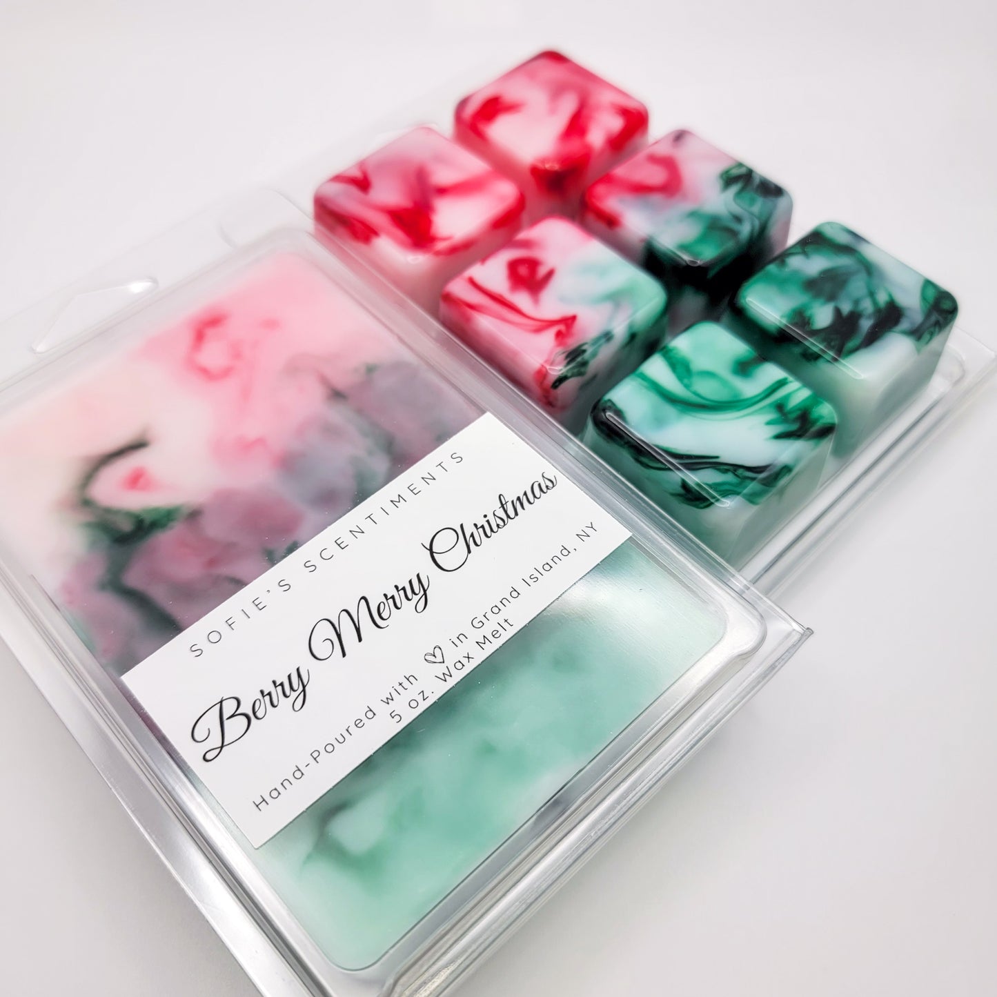 "Berry Merry Christmas" Wax Melt (LARGE - 5oz)