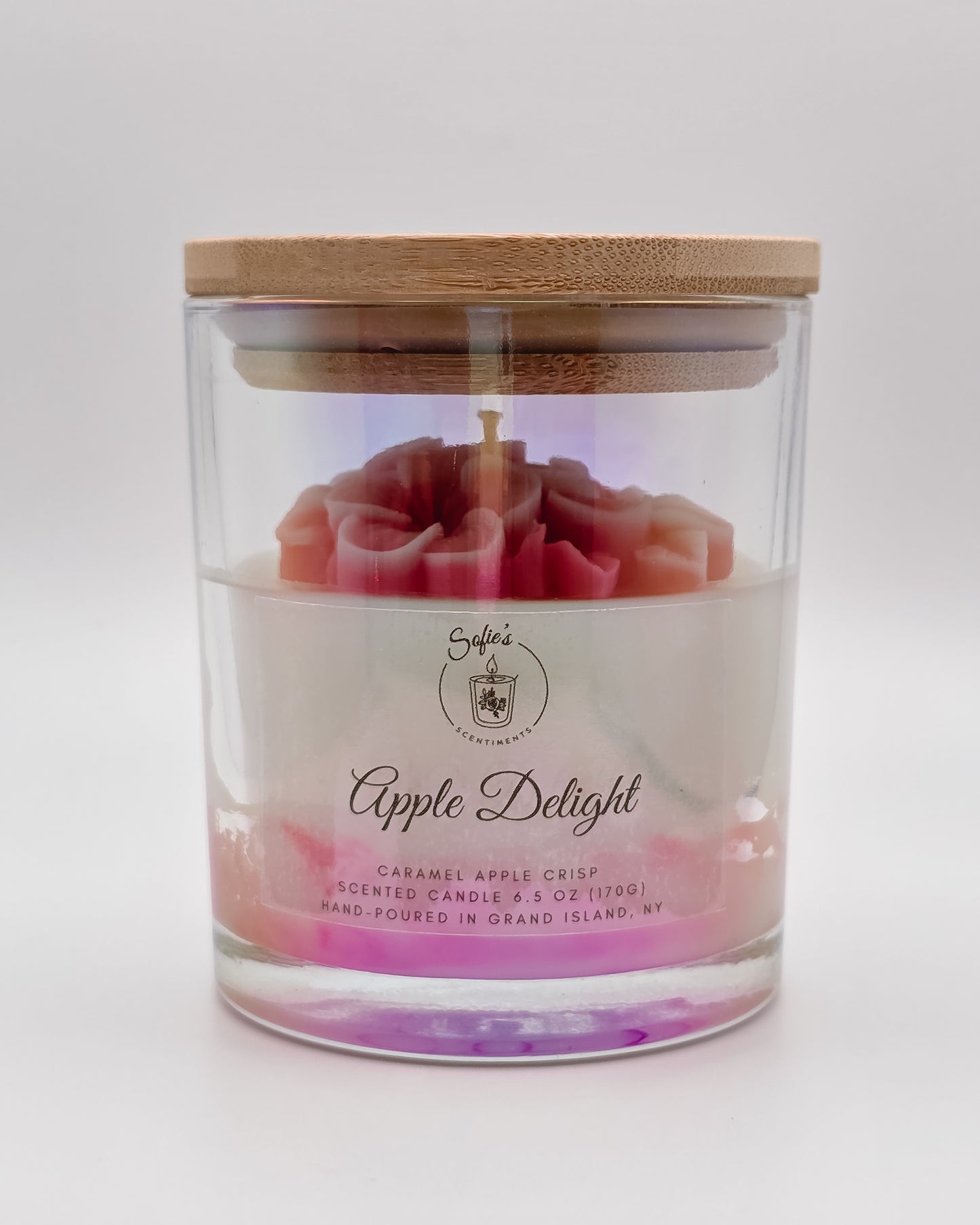 Apple Delight – 6.5 oz Fall Candle | Caramel Apple Crisp, Maple Sugar & Vanilla