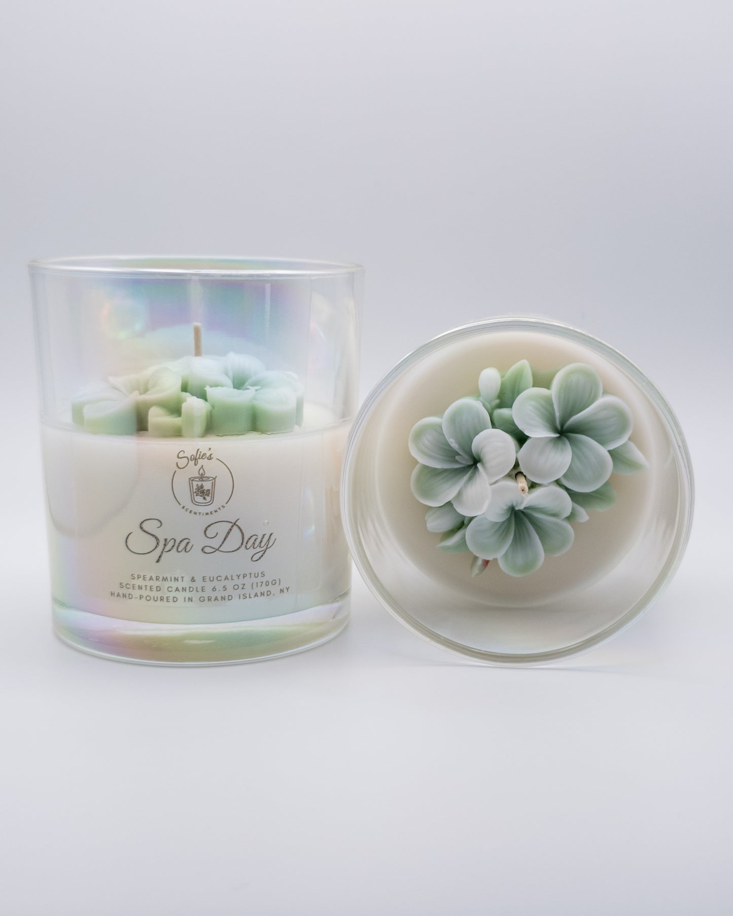 "Spa Day" Scented cotton wick Candle (6.5 oz / 184 g)