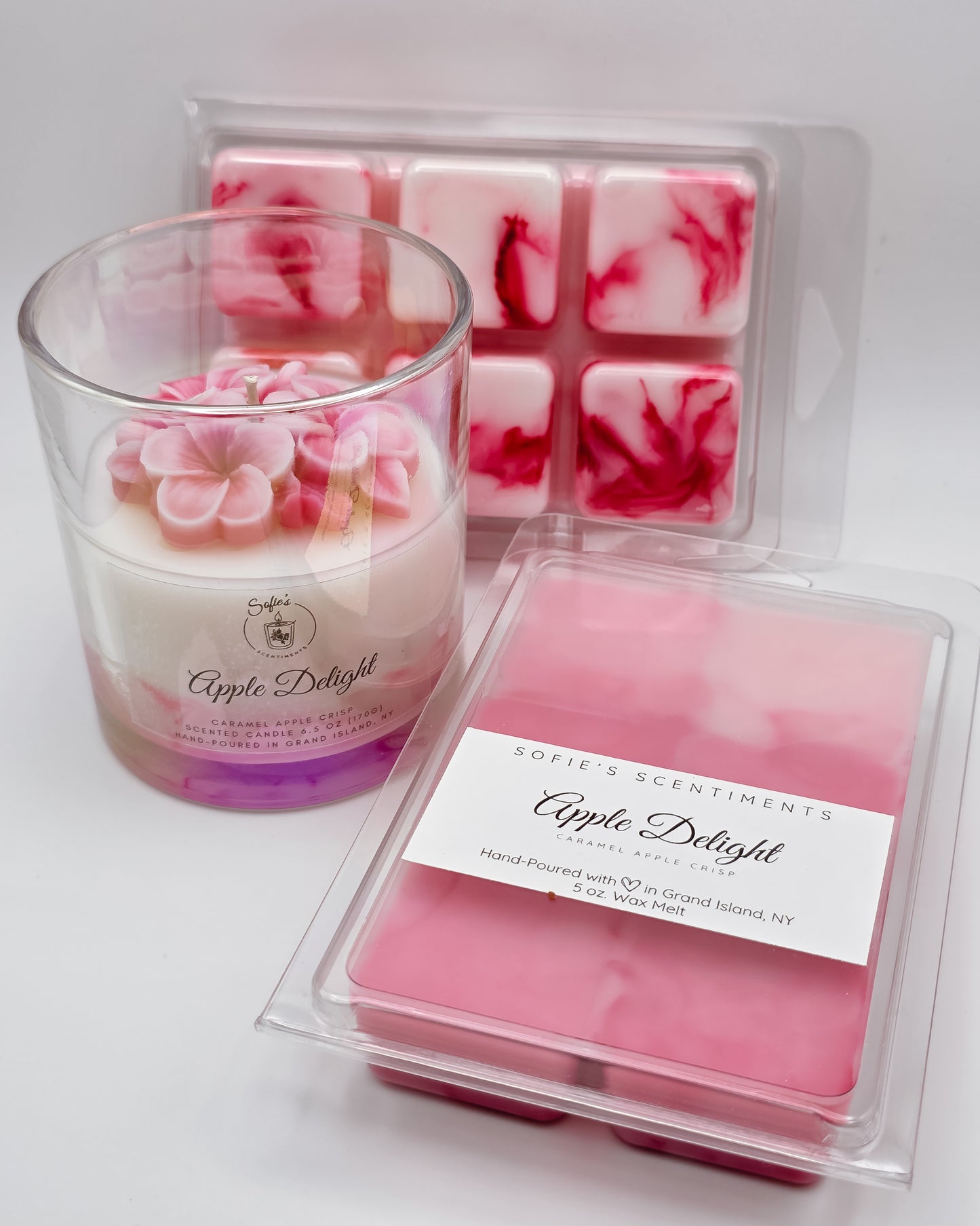 Apple Delight – 6.5 oz Fall Candle | Caramel Apple Crisp, Maple Sugar & Vanilla