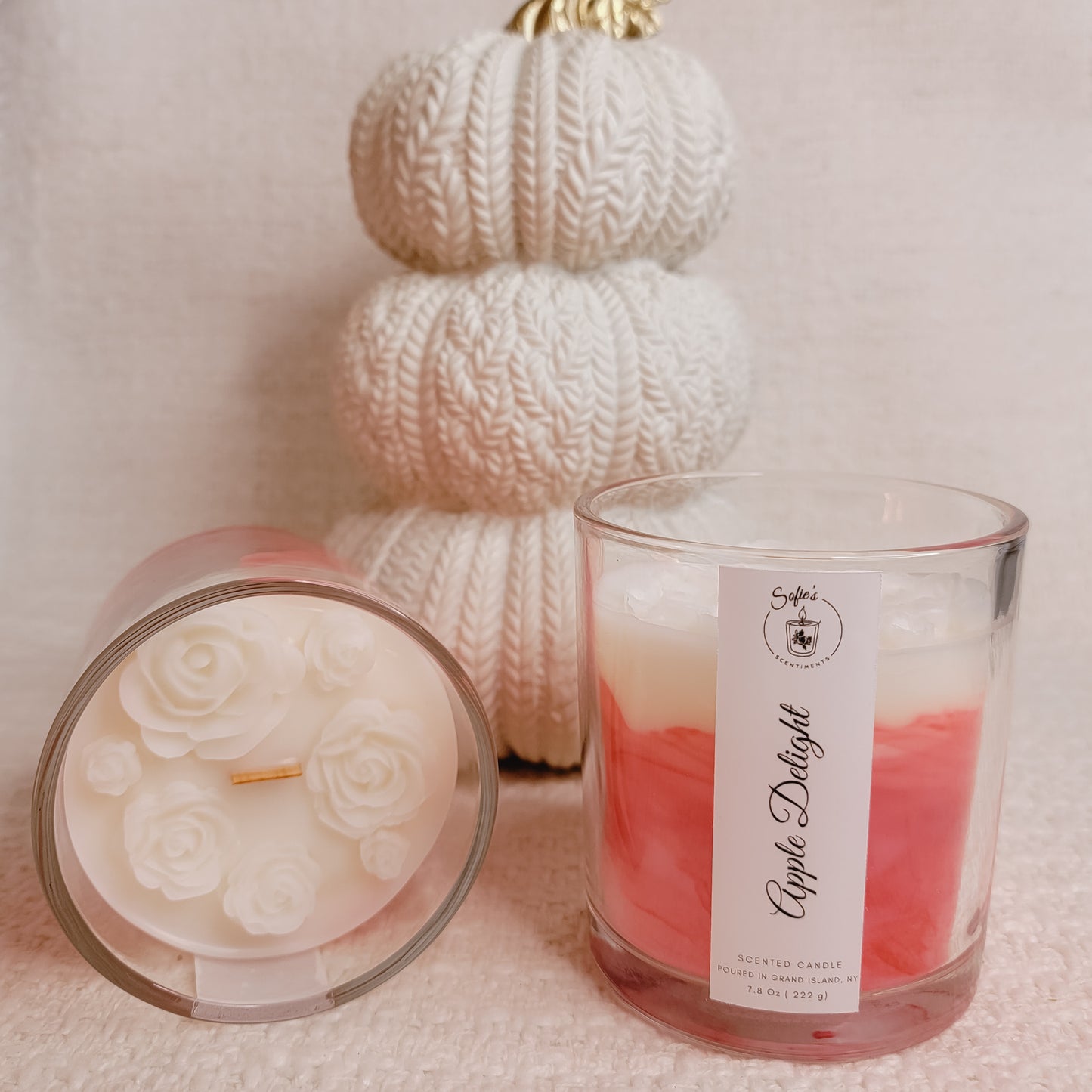 Apple Delight 8 Oz Wood Wick Candle