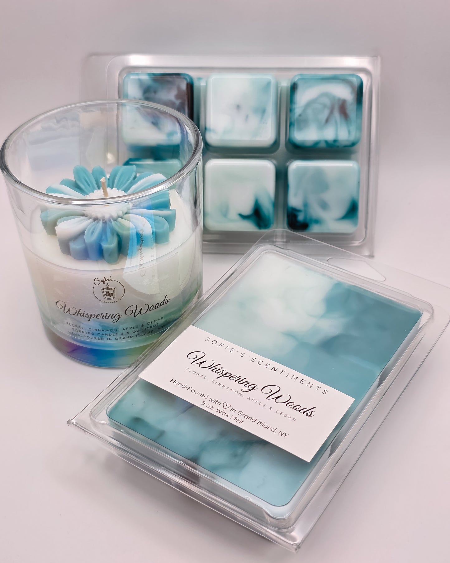 Whispering Woods – 6.5 oz Fall Candle | Floral, Cinnamon, Apple & Cedar