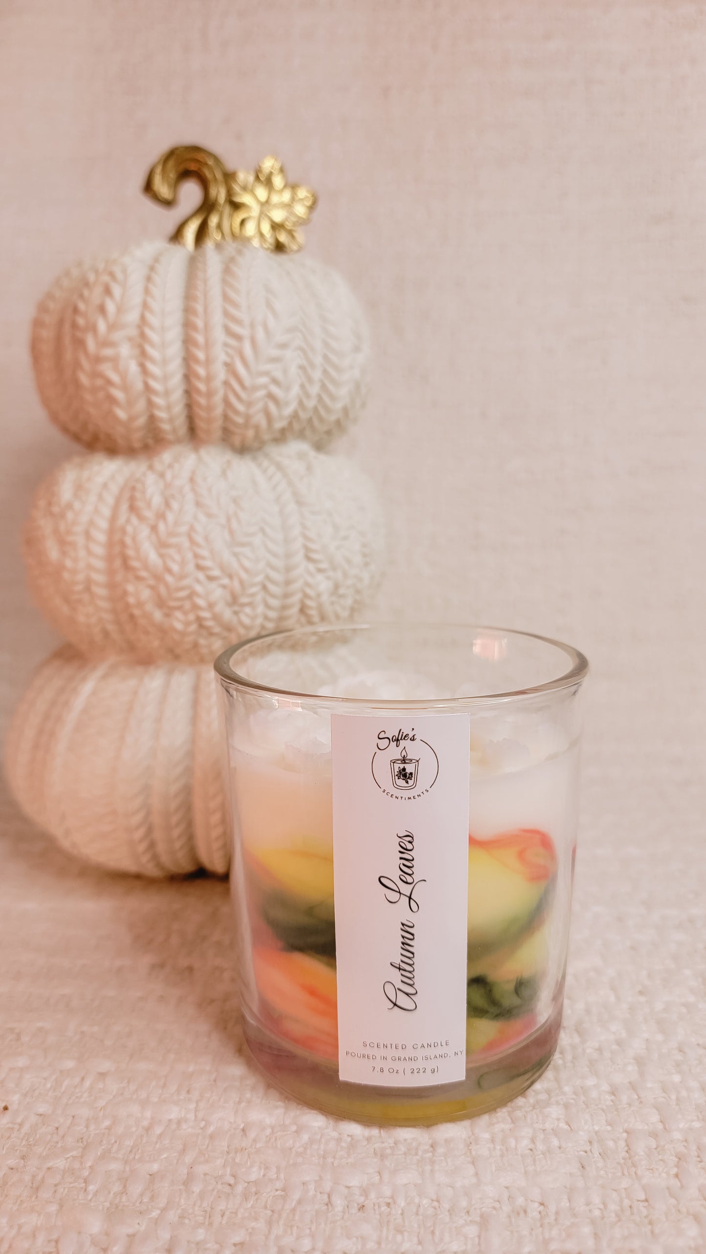 Autumn Leaves 8 Oz Wood Wick Candle