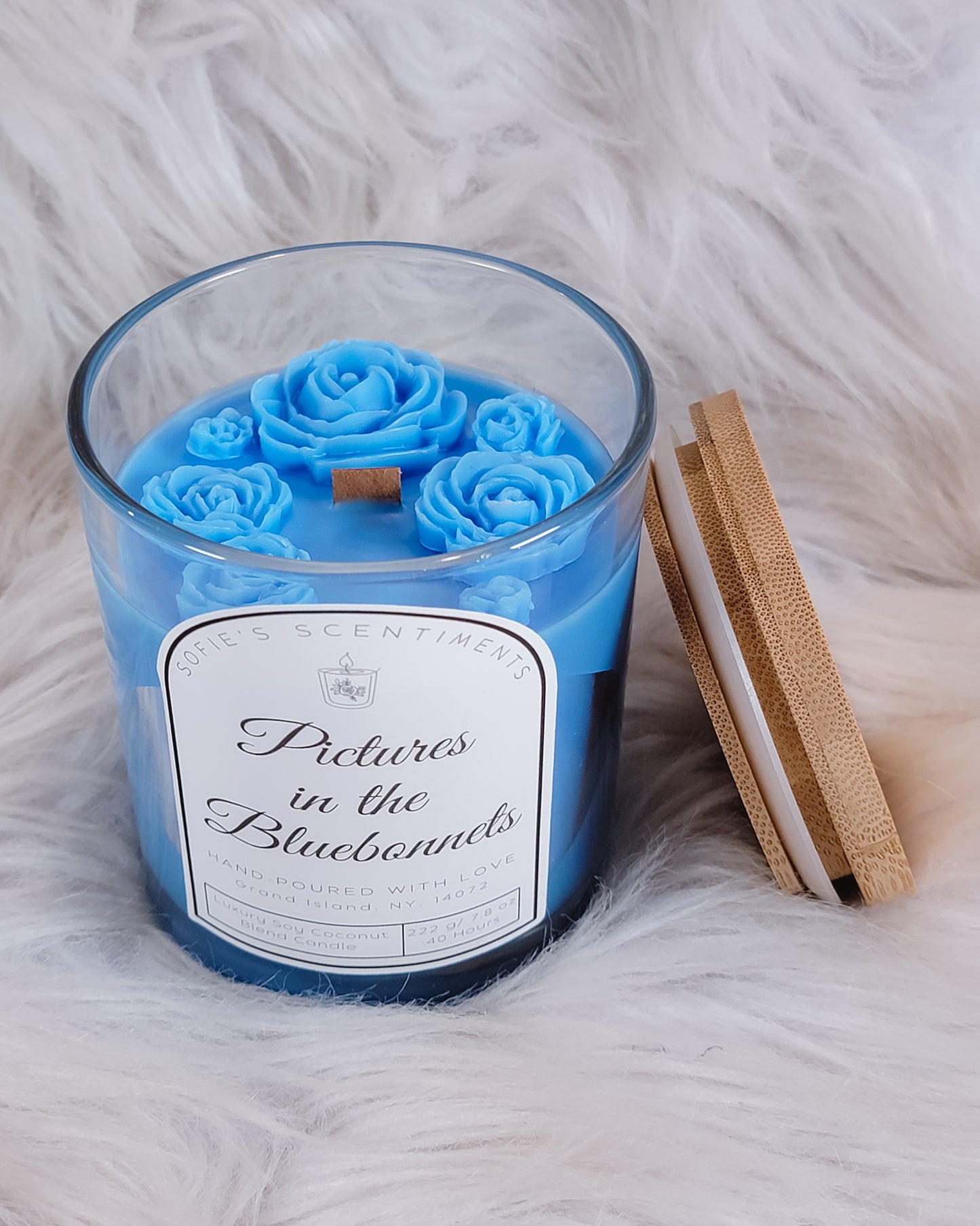 "Pictures in the Bluebonnets" Scented Candle (8 oz / 222g)