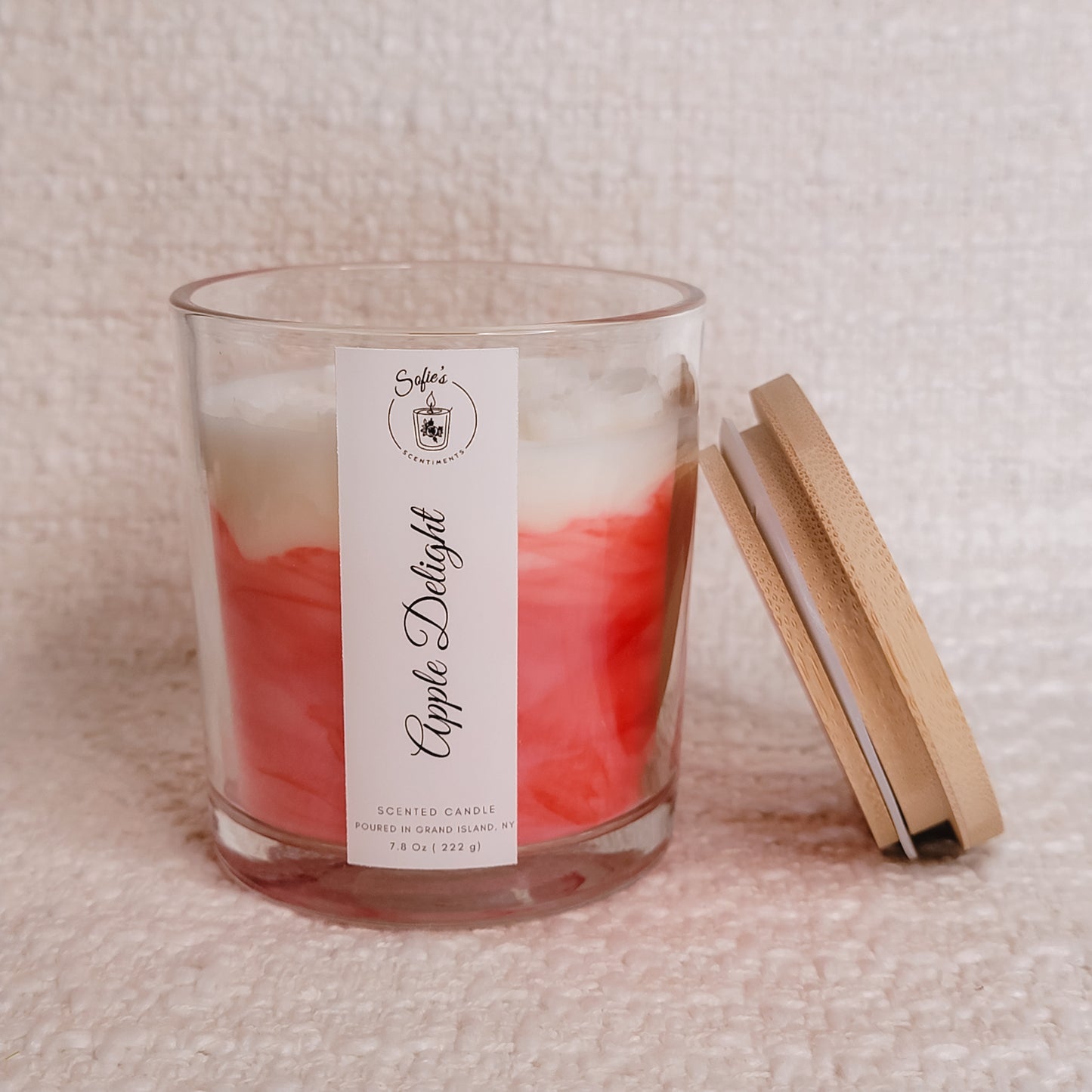 Apple Delight 8 Oz Wood Wick Candle