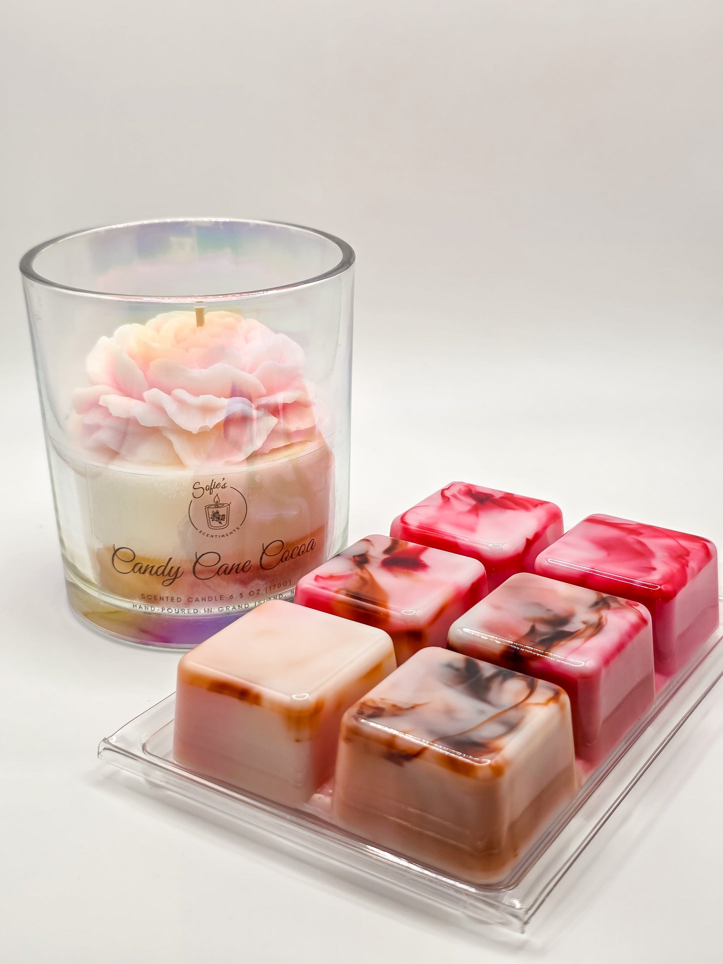 "Candy Cane Cocoa" Wax Melt (LARGE - 5oz)